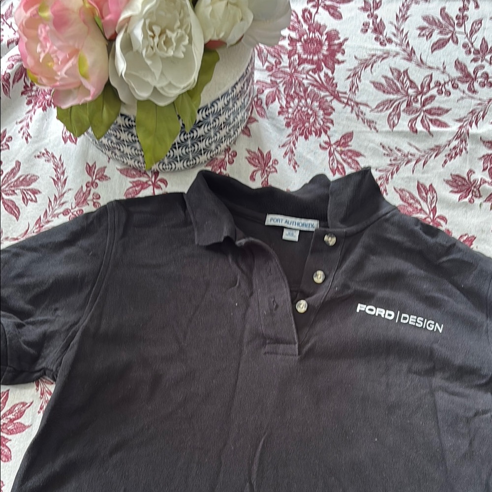 Ford Design Polo Shirt in Black